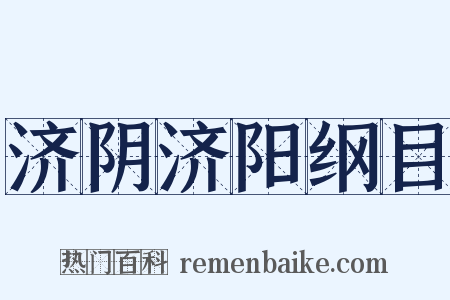 济阴济阳纲目是什么意思的图片